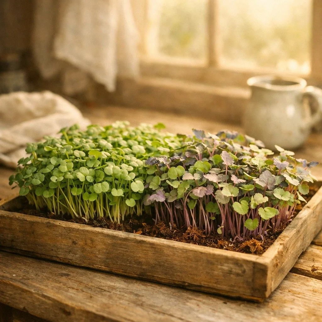 Ever heard of the 40x Rule? It&rsquo;s a remarkable example of God&rsquo;s design in nature. These tiny microgreens can pack up to 40 times the nutrient density of their full-grown counterparts.

Thank you so much for the support! We&rsquo;re current
