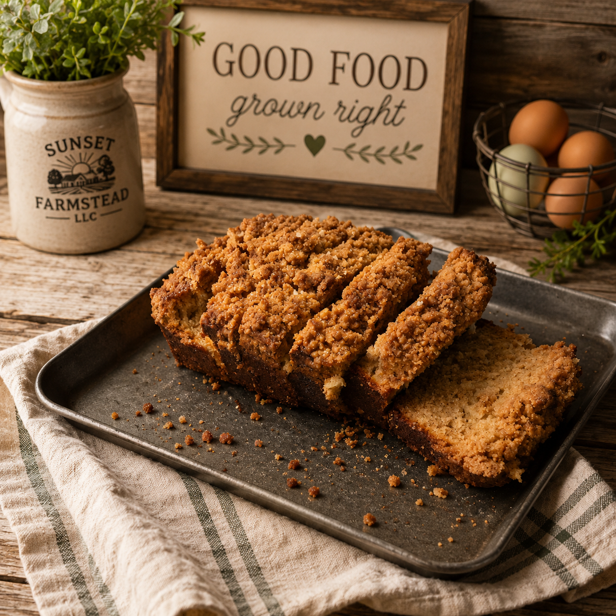 Salted Carmel Apple Crumble
