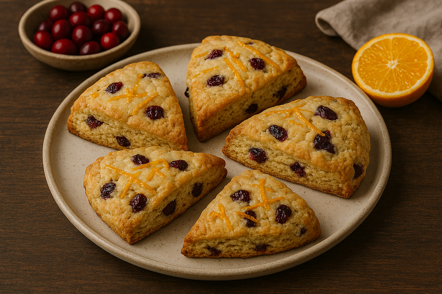 Orange Cranberry Scones