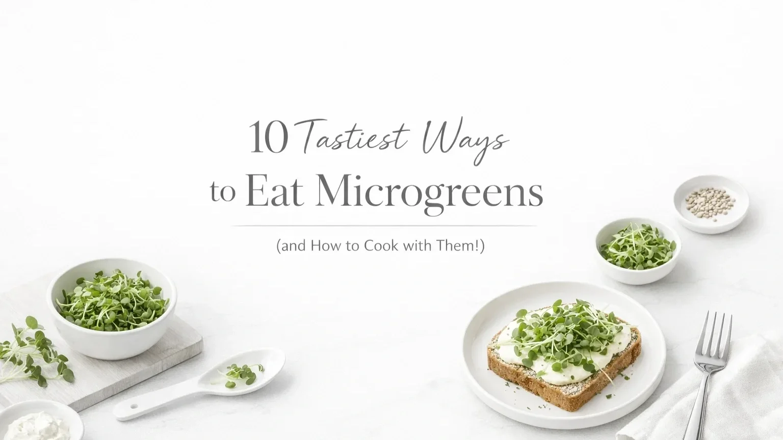 10 Tastiest Ways to Eat Microgreens (and How toCook with Them!)