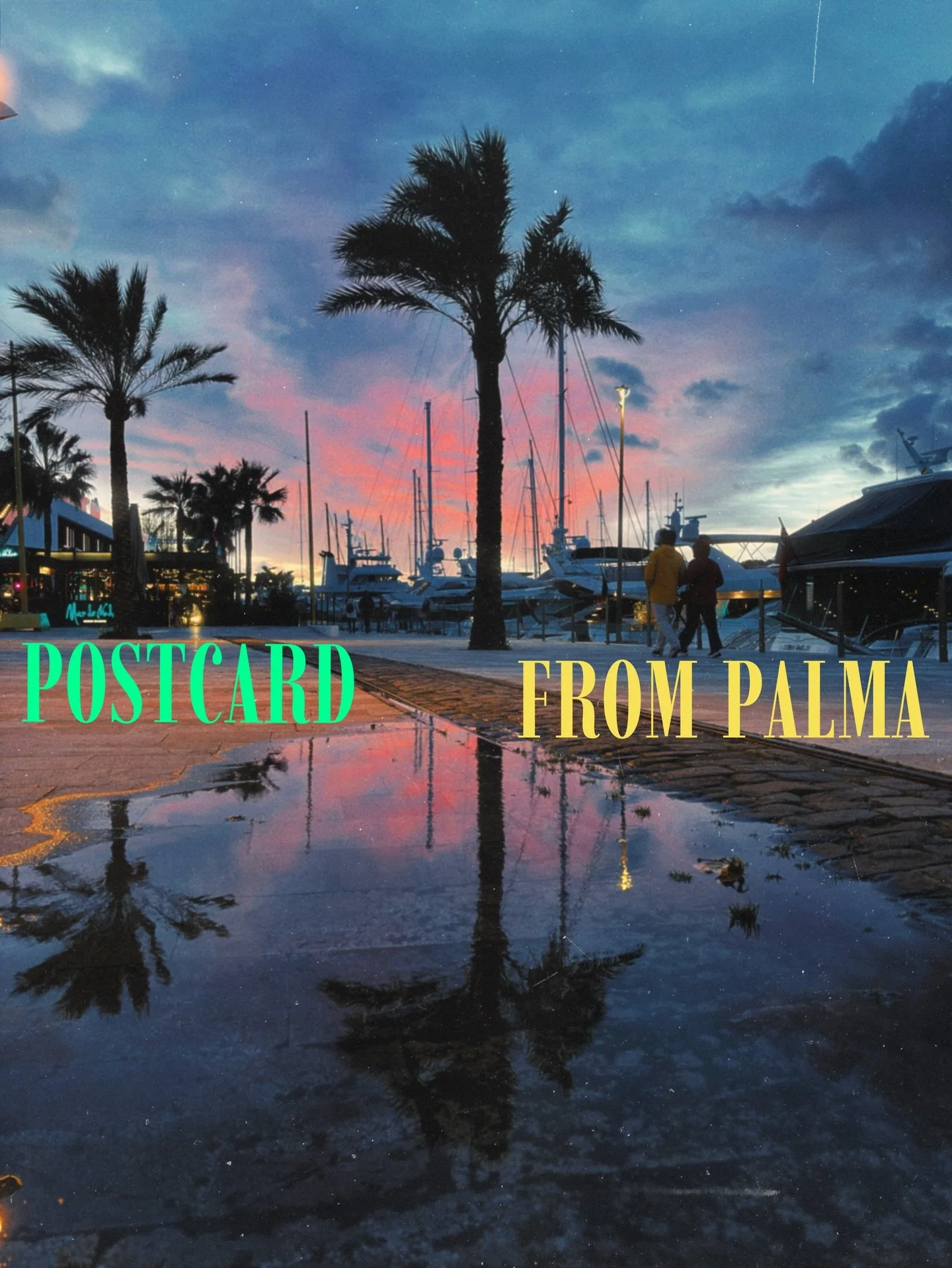 Just a usual winter sunset in Palma 🌴 🌅