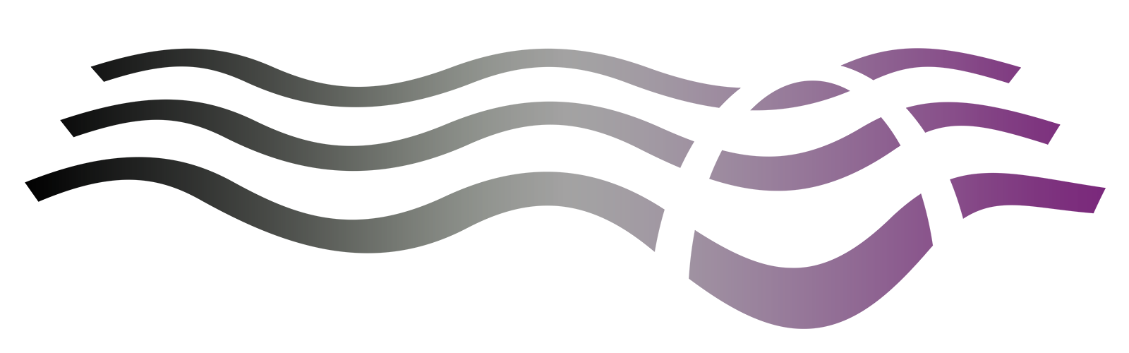 Abstract blurry background with gradient shades of black, gray, purple, and pink.