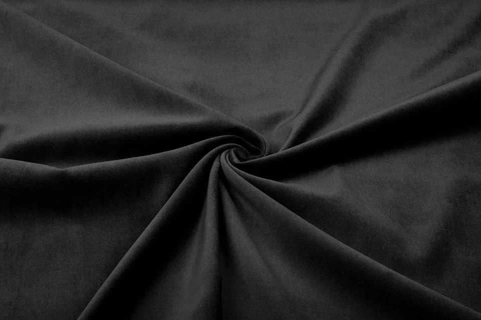Black Velour Drape