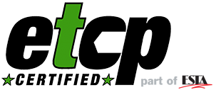 ETCP Certified logo with green stars.