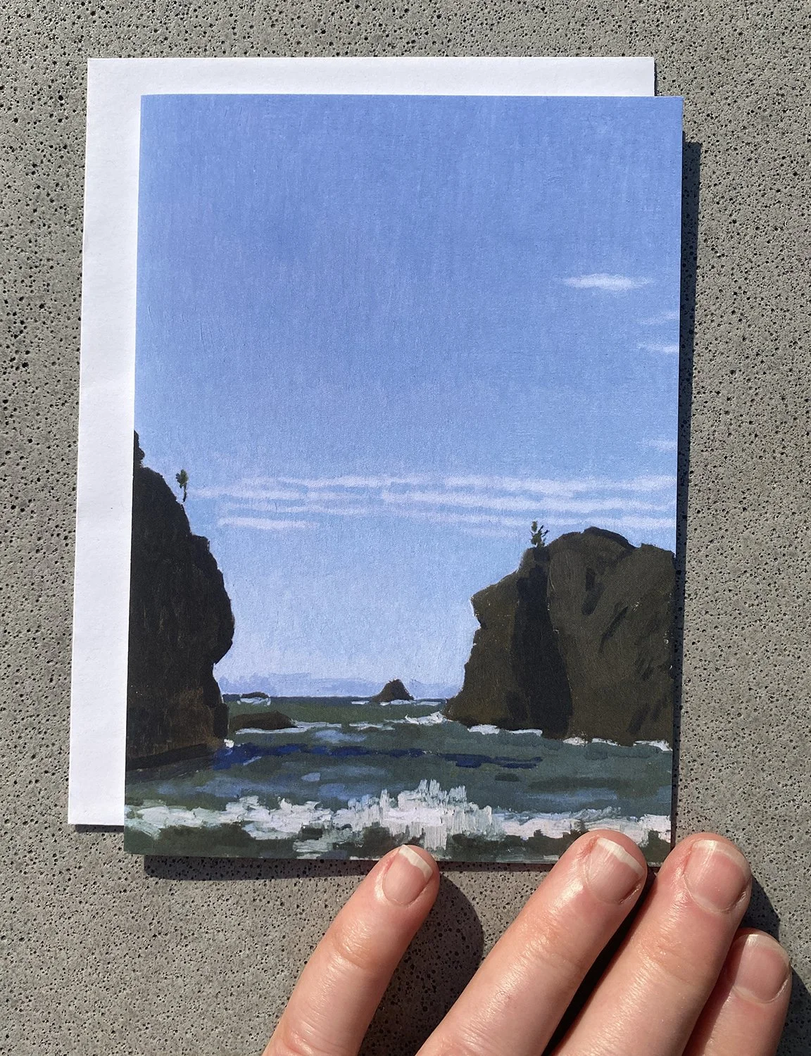 Note Card - Oregon Coast - Vertical