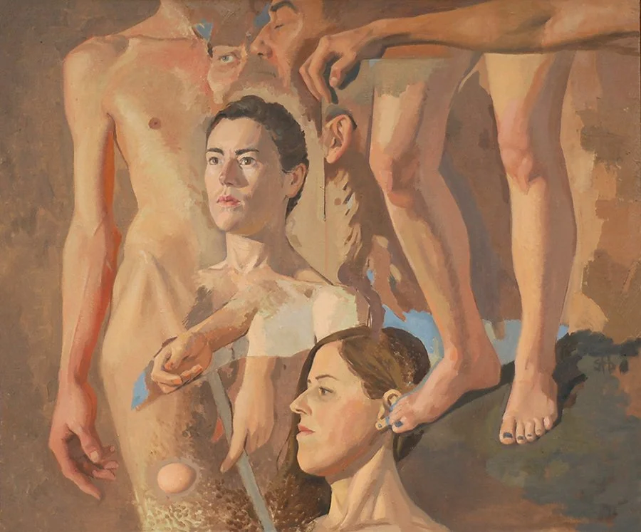 Burns_Sarah_F_Tribute_to_Ingres_Figures_OilonLinen_30x36.jpeg