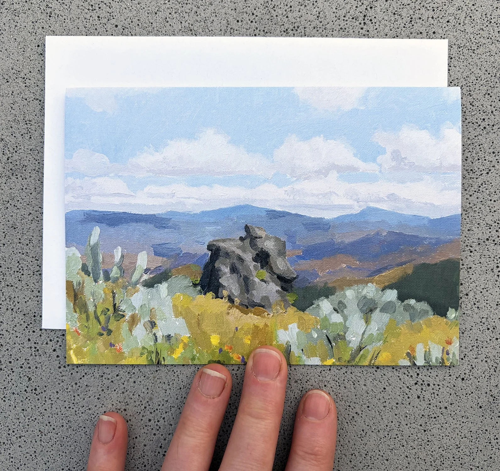 Note Card - Along the PCT - Cascades