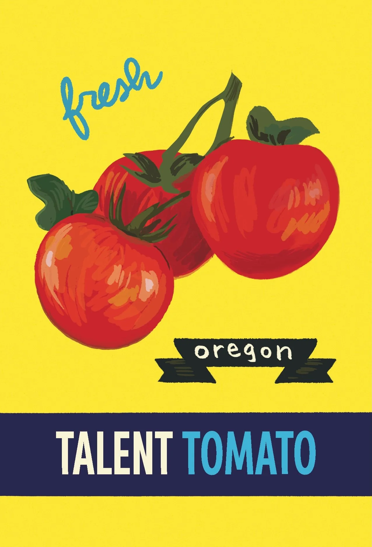 Talent Tomato Print