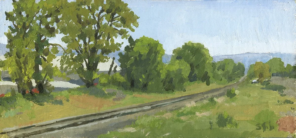 Off Mistleoe Road, Ashland, 7.5" x 10",