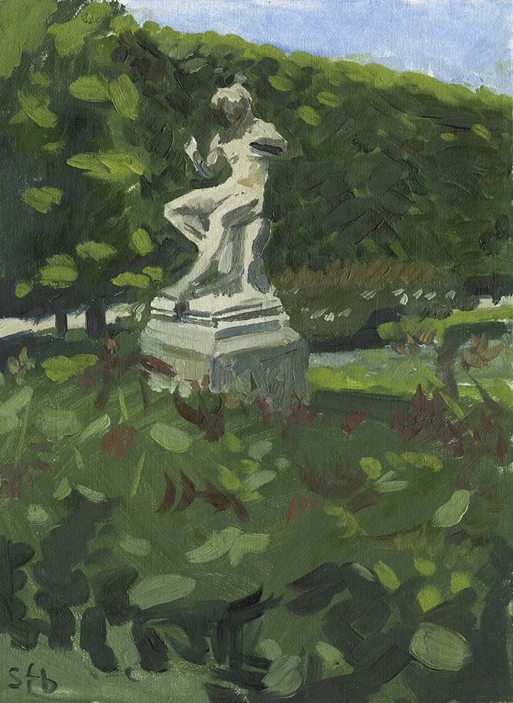 Parisian Garden, Paris, France, sold
