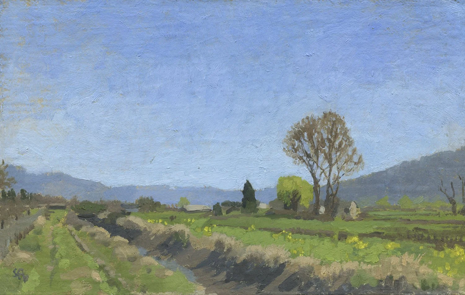 Springtime on the Ditch Trail, Phoenix, OR, sold