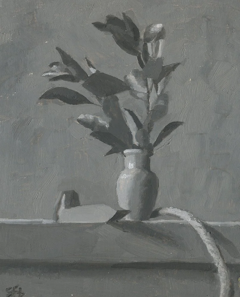 Grisaille Bouquet, sold