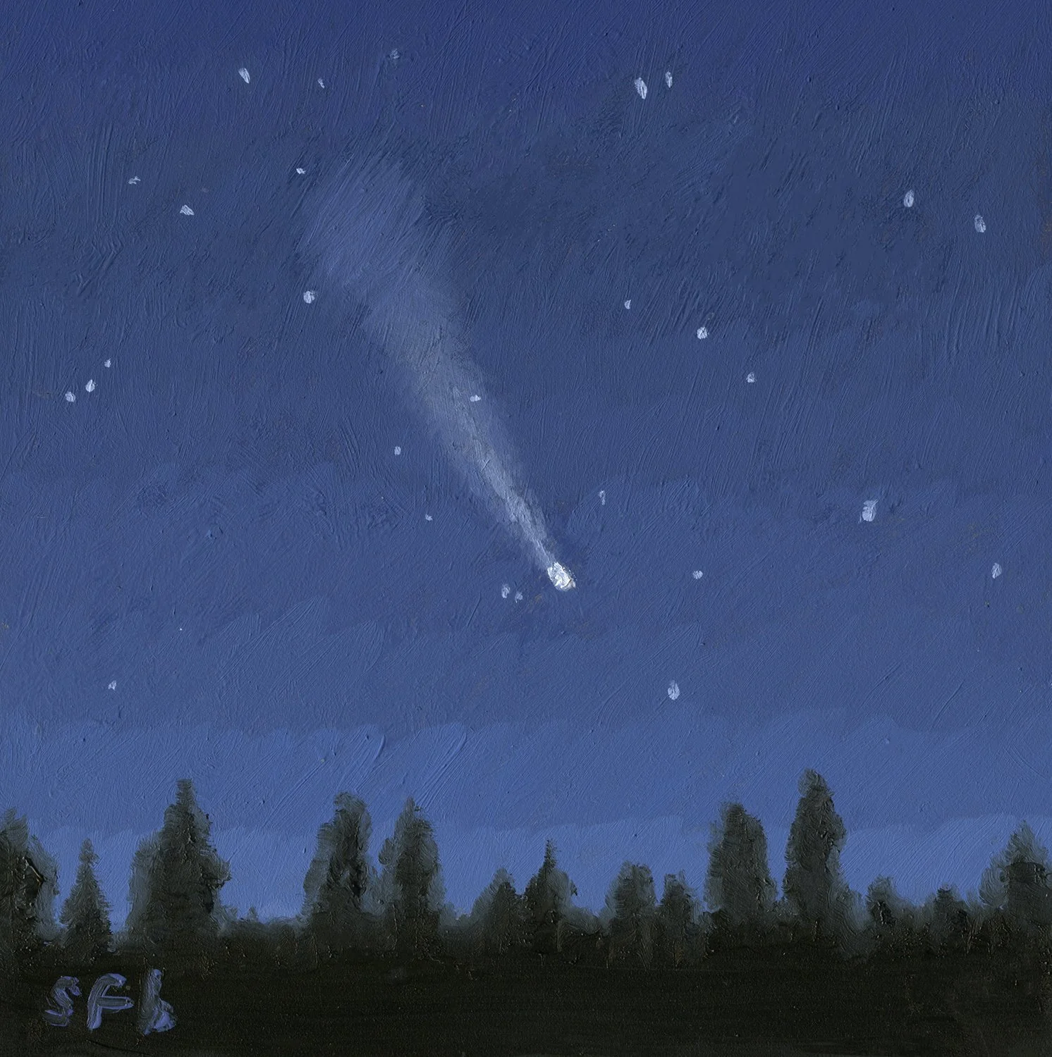 Tschushinshan Comet Small Sketch