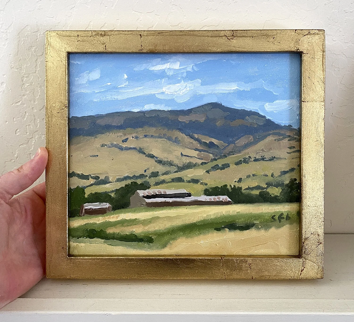 Grizzly peak with frame and hand for scale.JPG