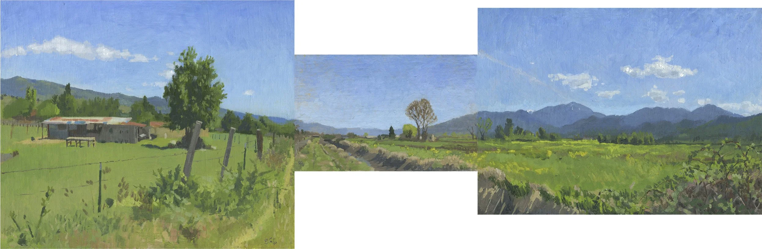 Ditch Trail panorama, Phoenix, OR