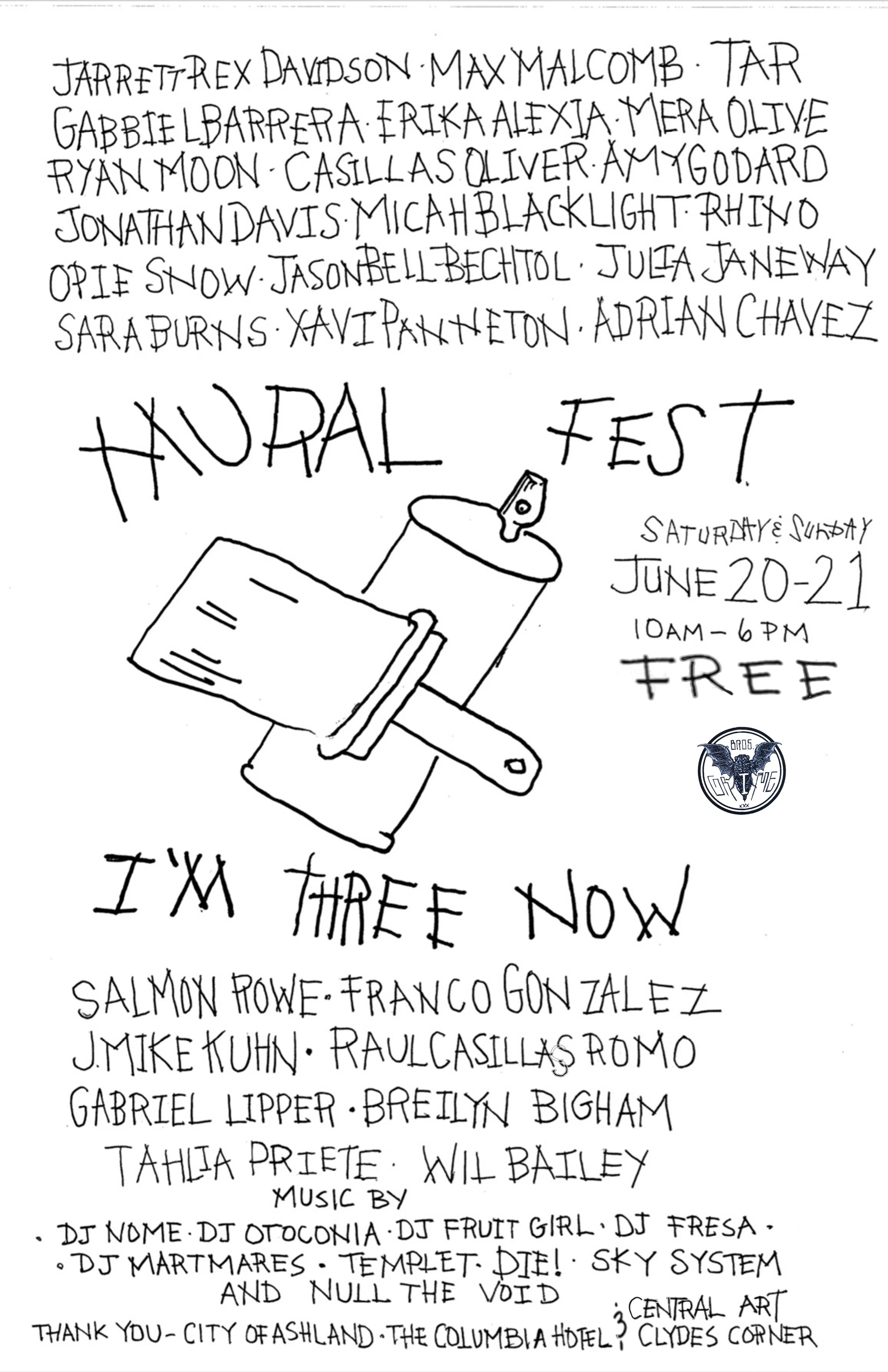 Mural Fest Three - Flyer