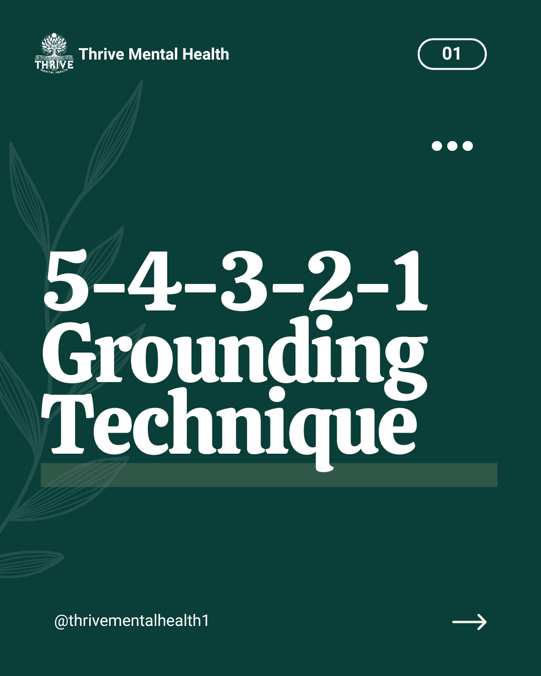 The 5-Senses Grounding Technique