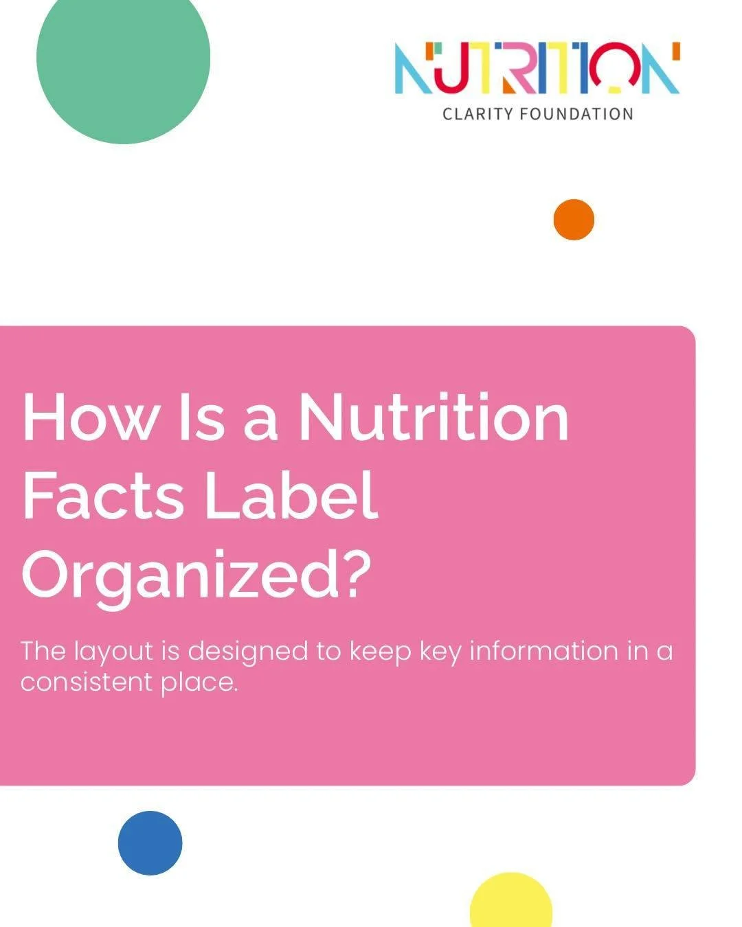 Nutrition Facts labels follow a consistent structure, which makes them easier to navigate once you know where to look.

At the top, you&rsquo;ll find serving information. Below that are calories, nutrients, and Percent Daily Value, followed by select