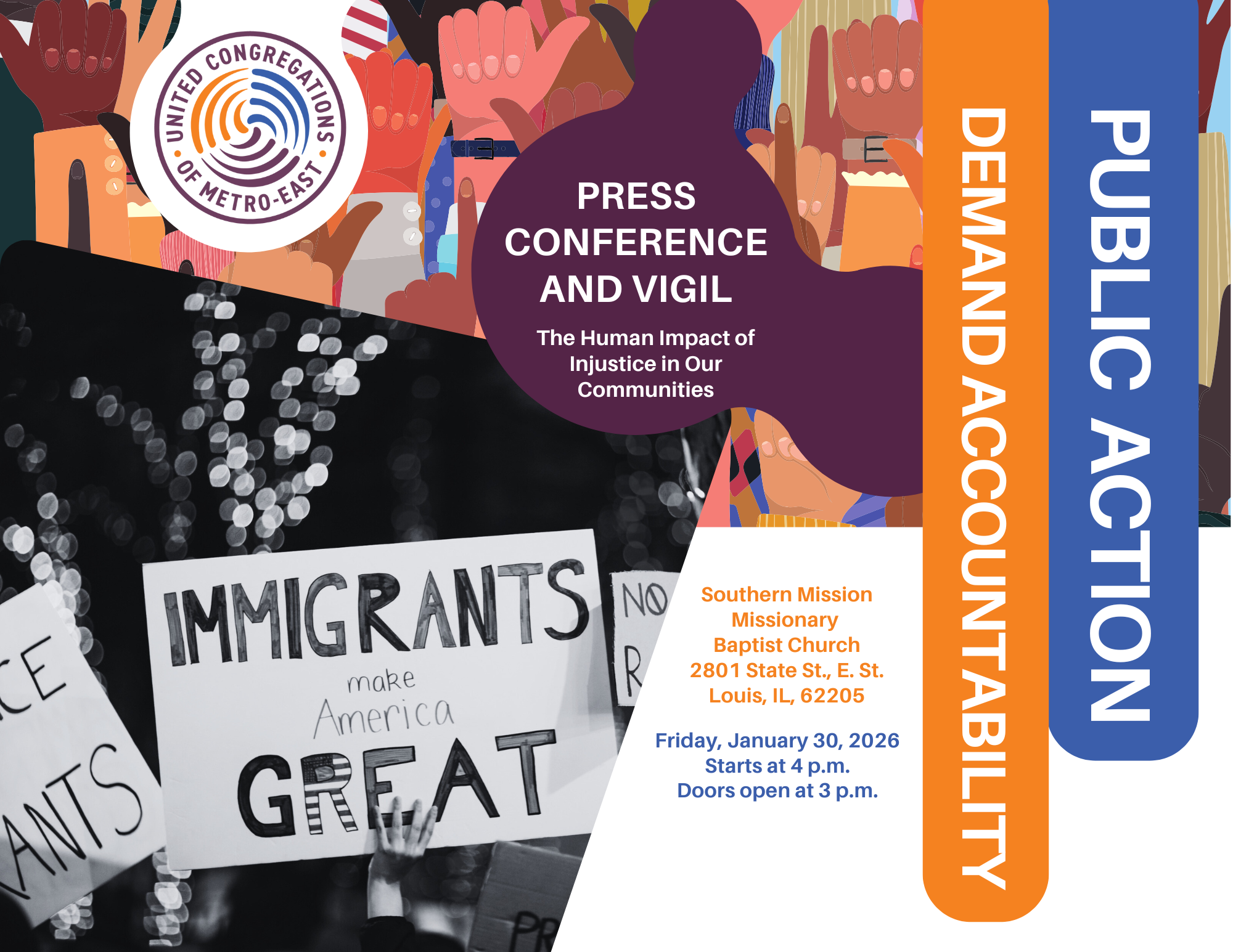 Press Conference and Vigil