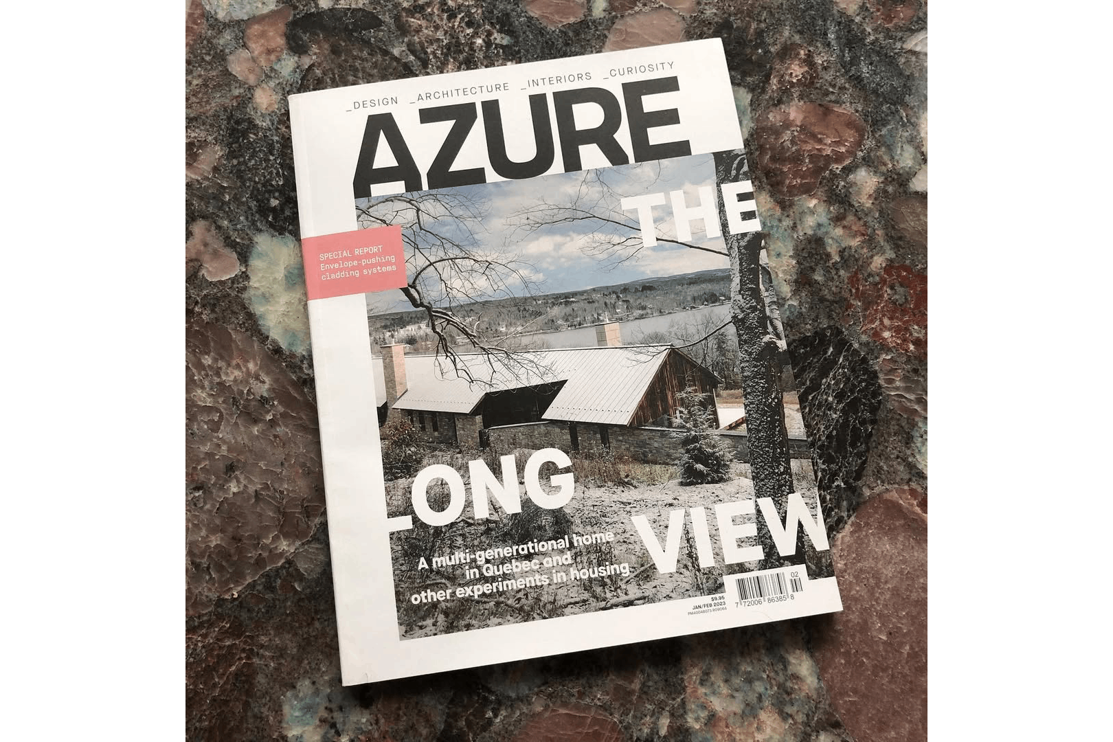 Azure Magazine Features LAMAS’ Rural Home in Quebec’s Eastern Townships