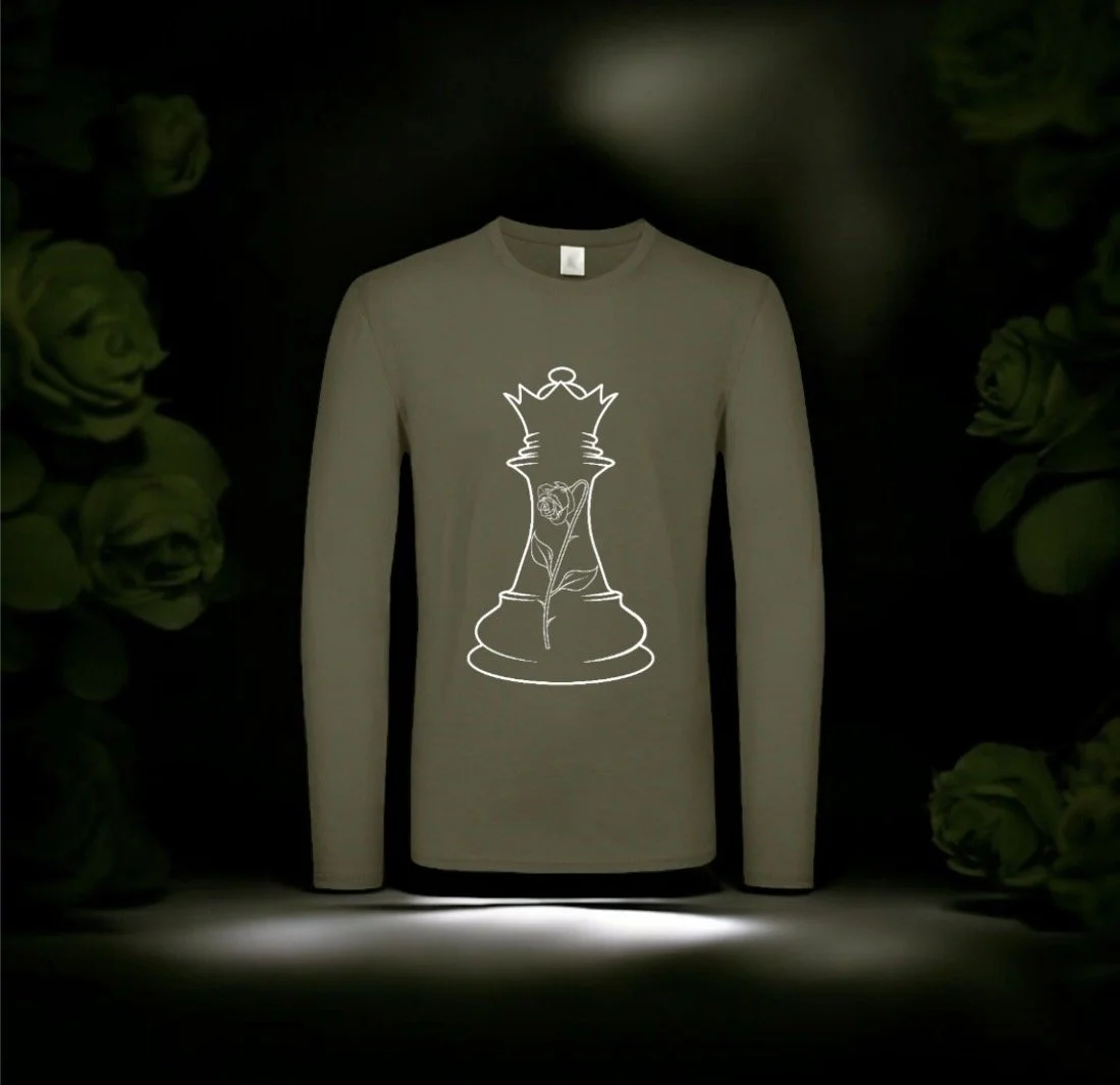 Forest Green with white outline