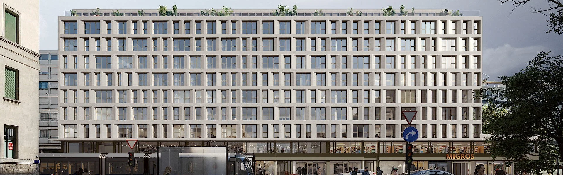 Cloisons, faux-plafonds et peinture réalisés par DSD SA à l'hôtel Stay Kooook à Genève