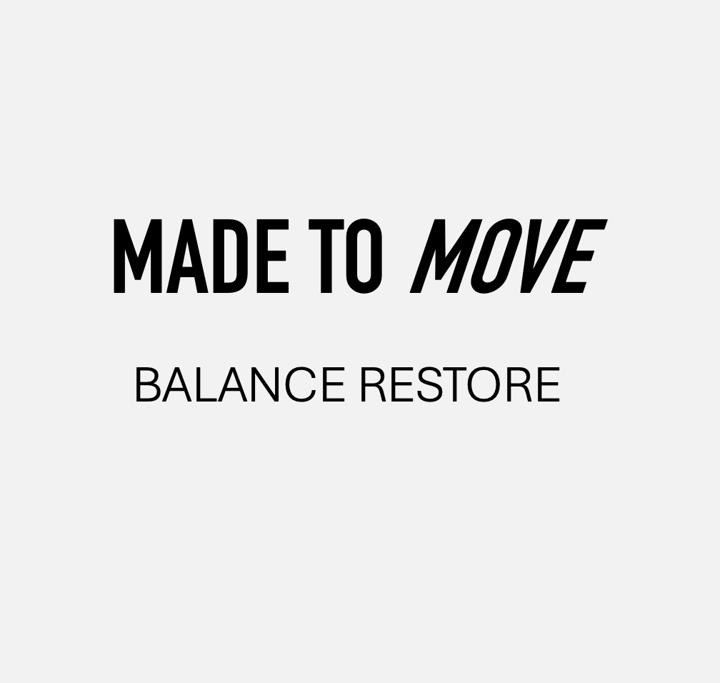 BALANCE RESTORE