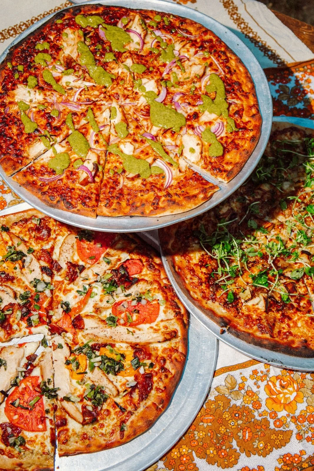Chef led/curated menus, serving seasonal wood fired fare and pizzas with a modern twist.