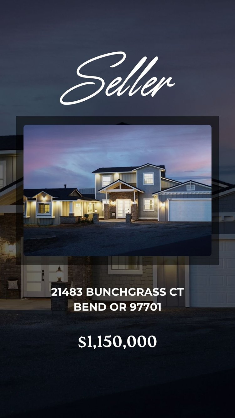 Seller representation: 21483 Bunchgrass Court, Bend.