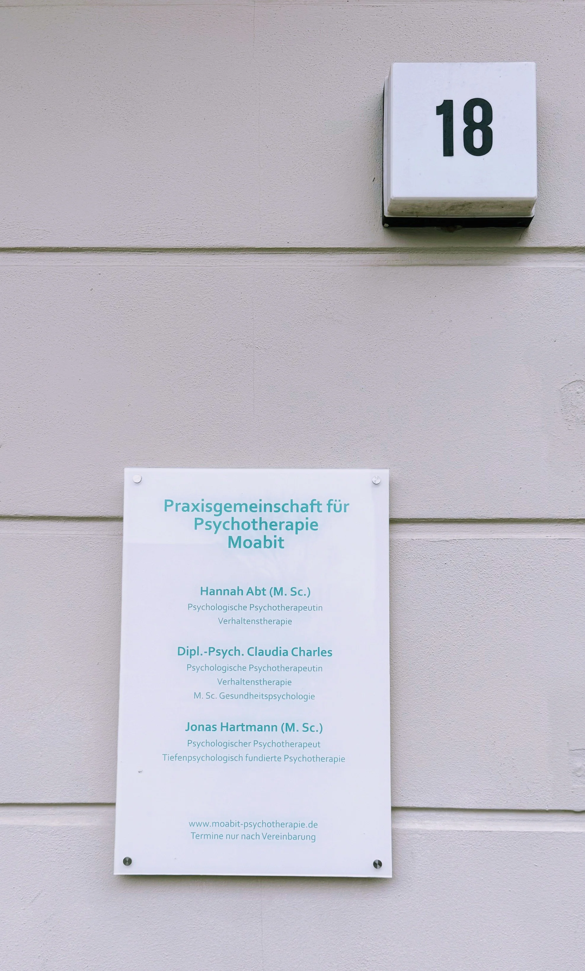 Praxisschild