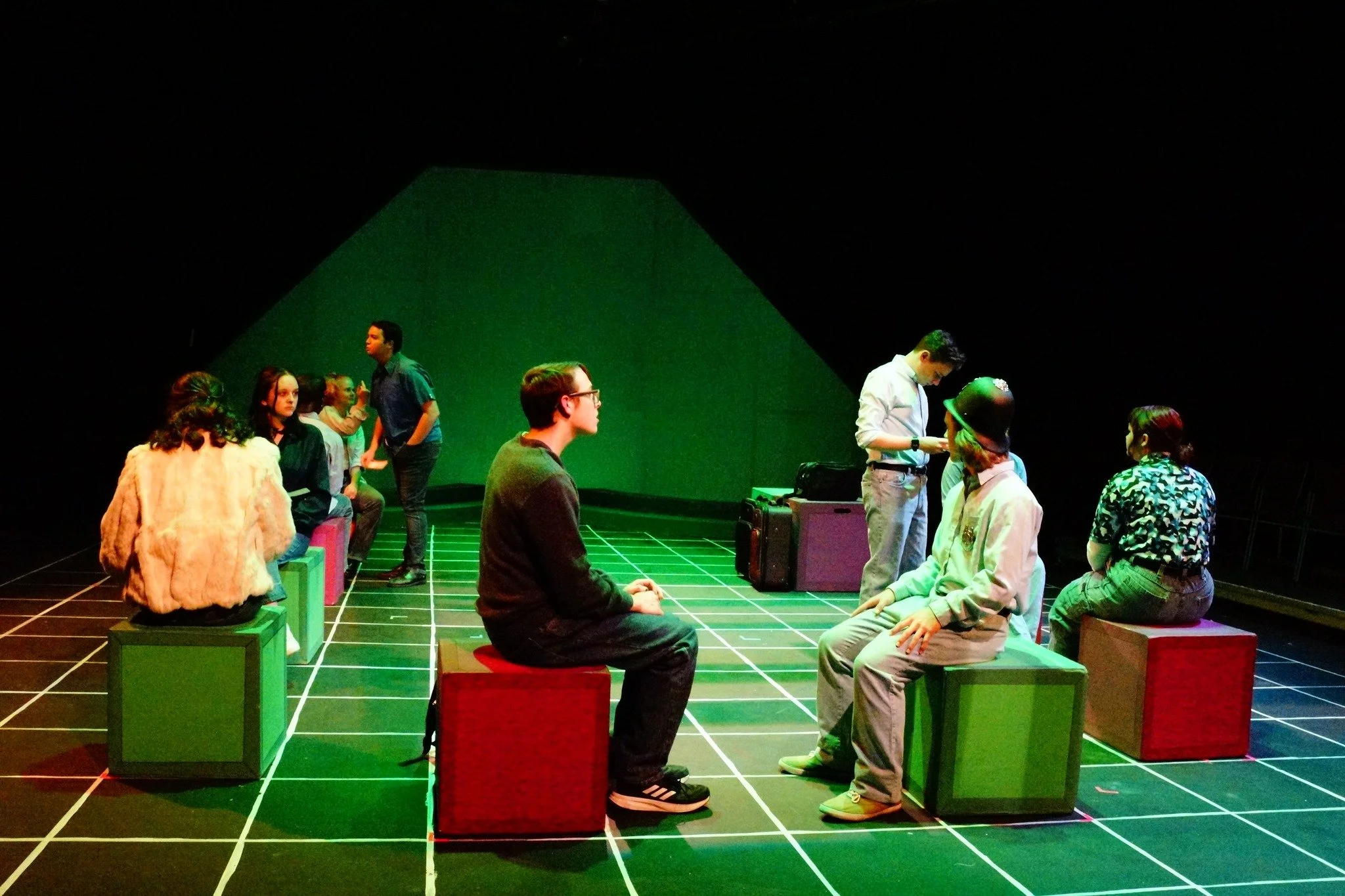 Finished Tetris Blocks