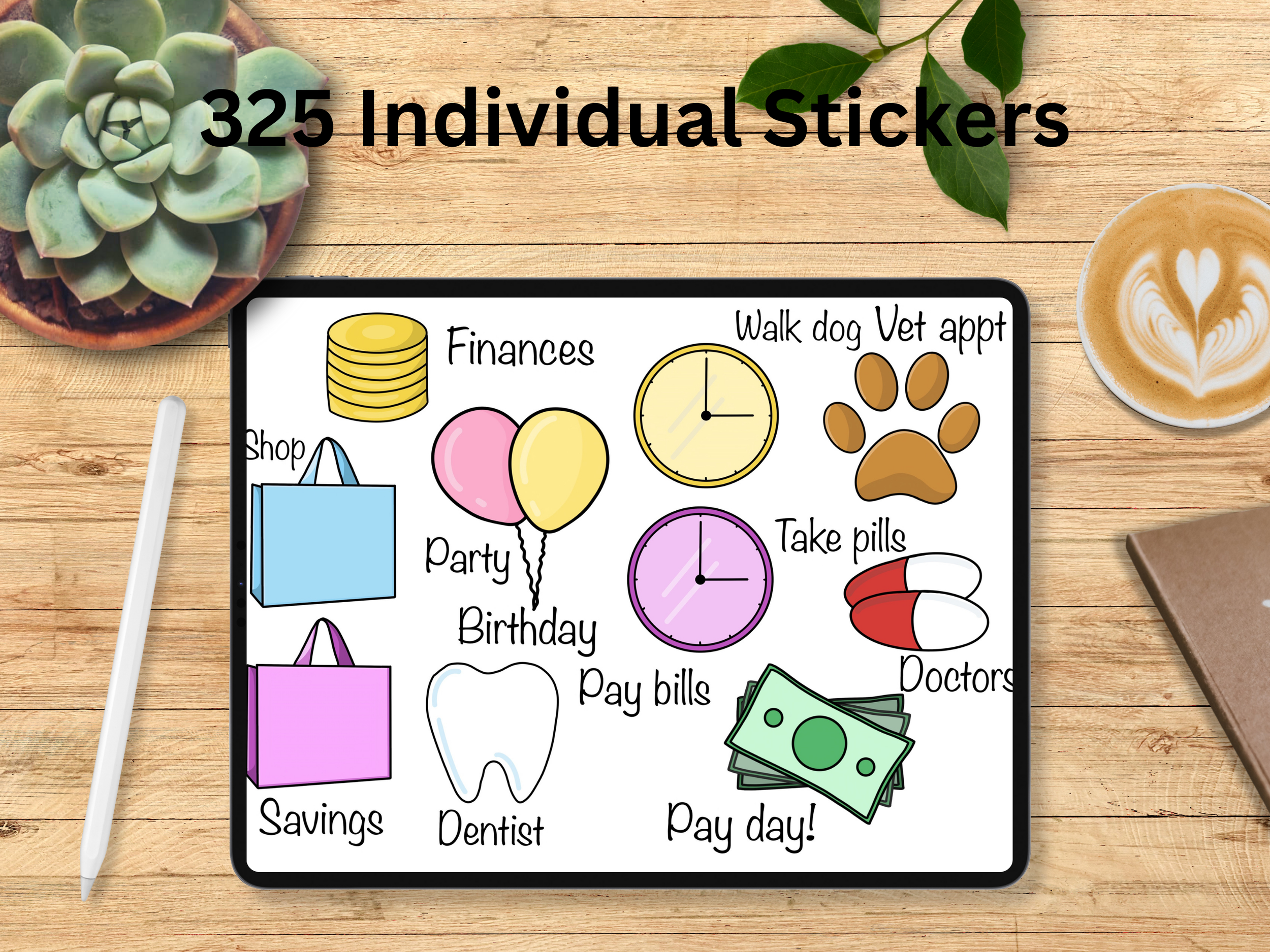 Essential Everyday Digital Stickers