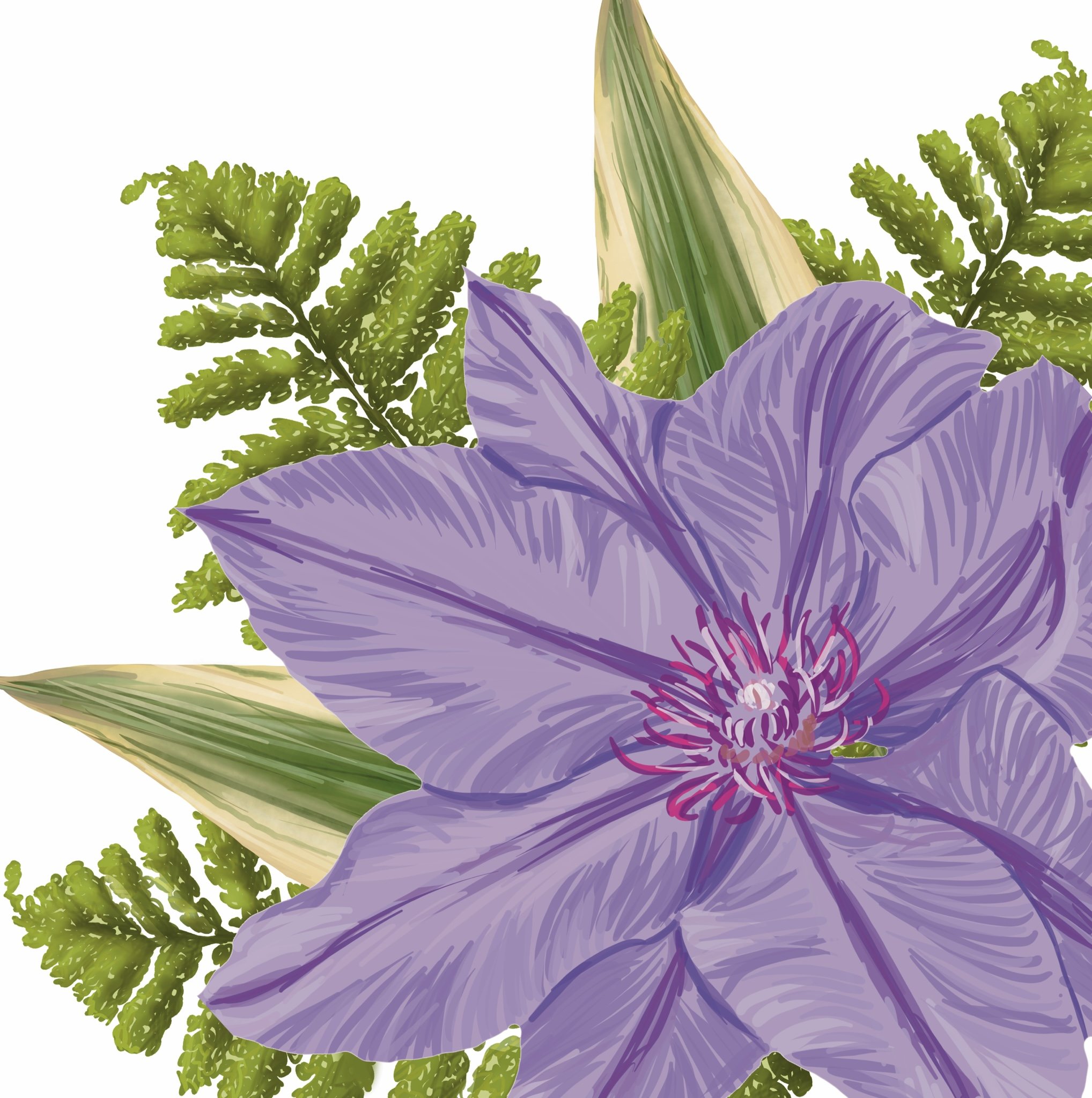 Square Floral Designs