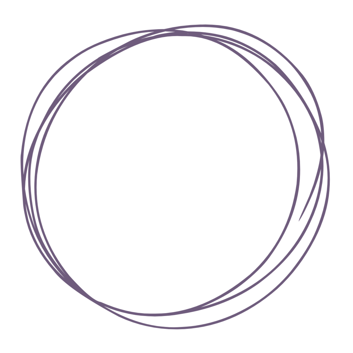 Multiple overlapping purple circles on a black background.