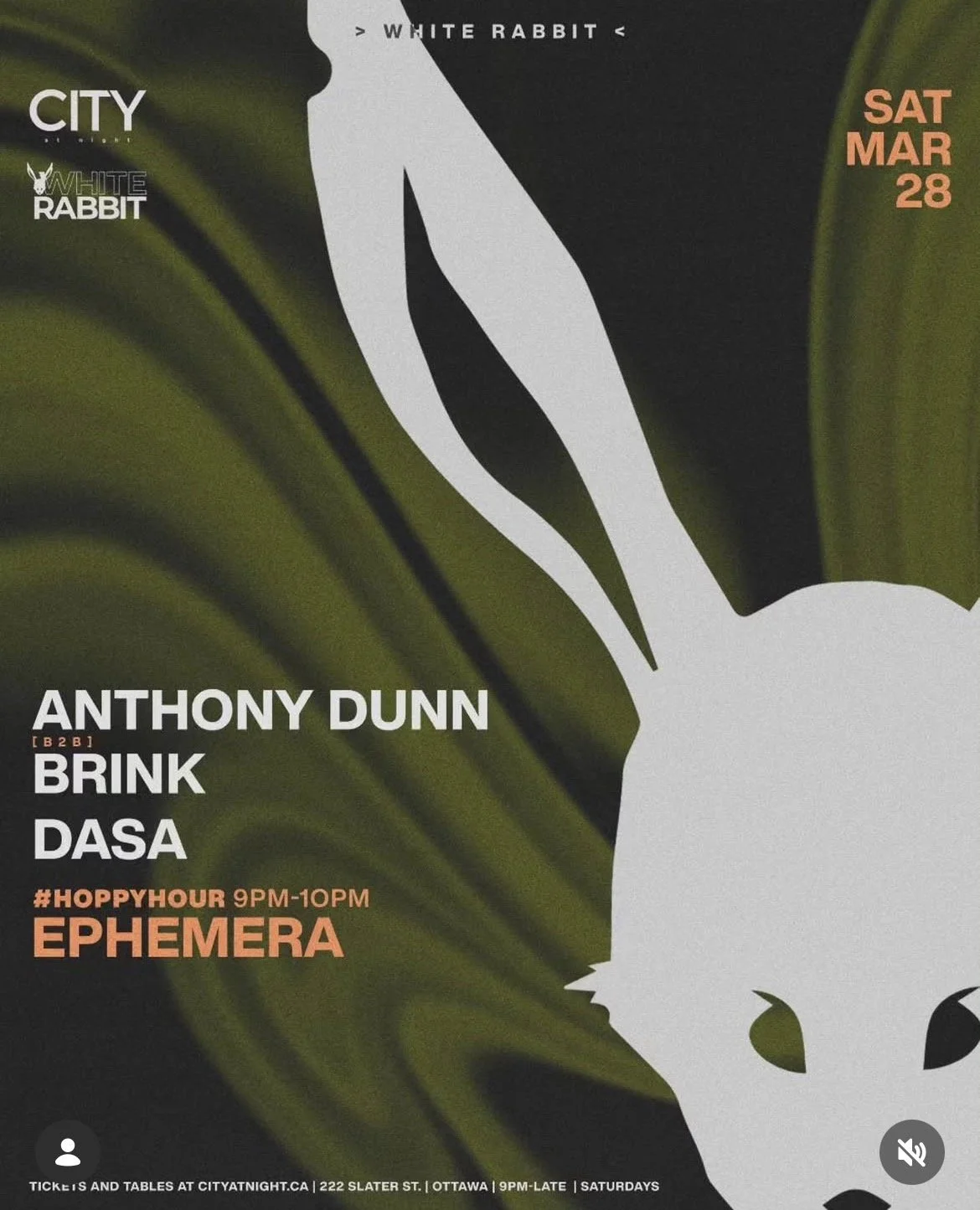 Ephemera Anthony Dunn Brink DASA White Rabbit Ottawa