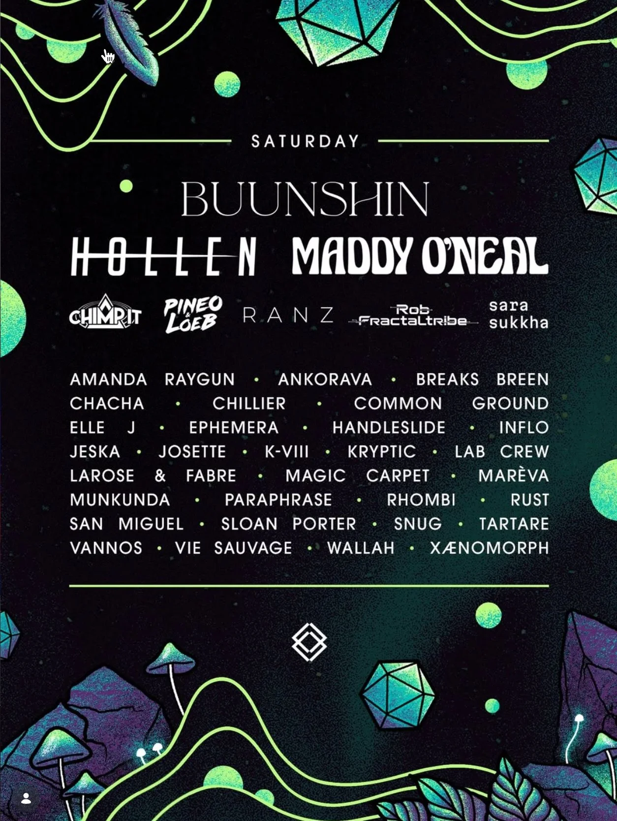 Future Forrest 2026 Line Up Ephemera 
