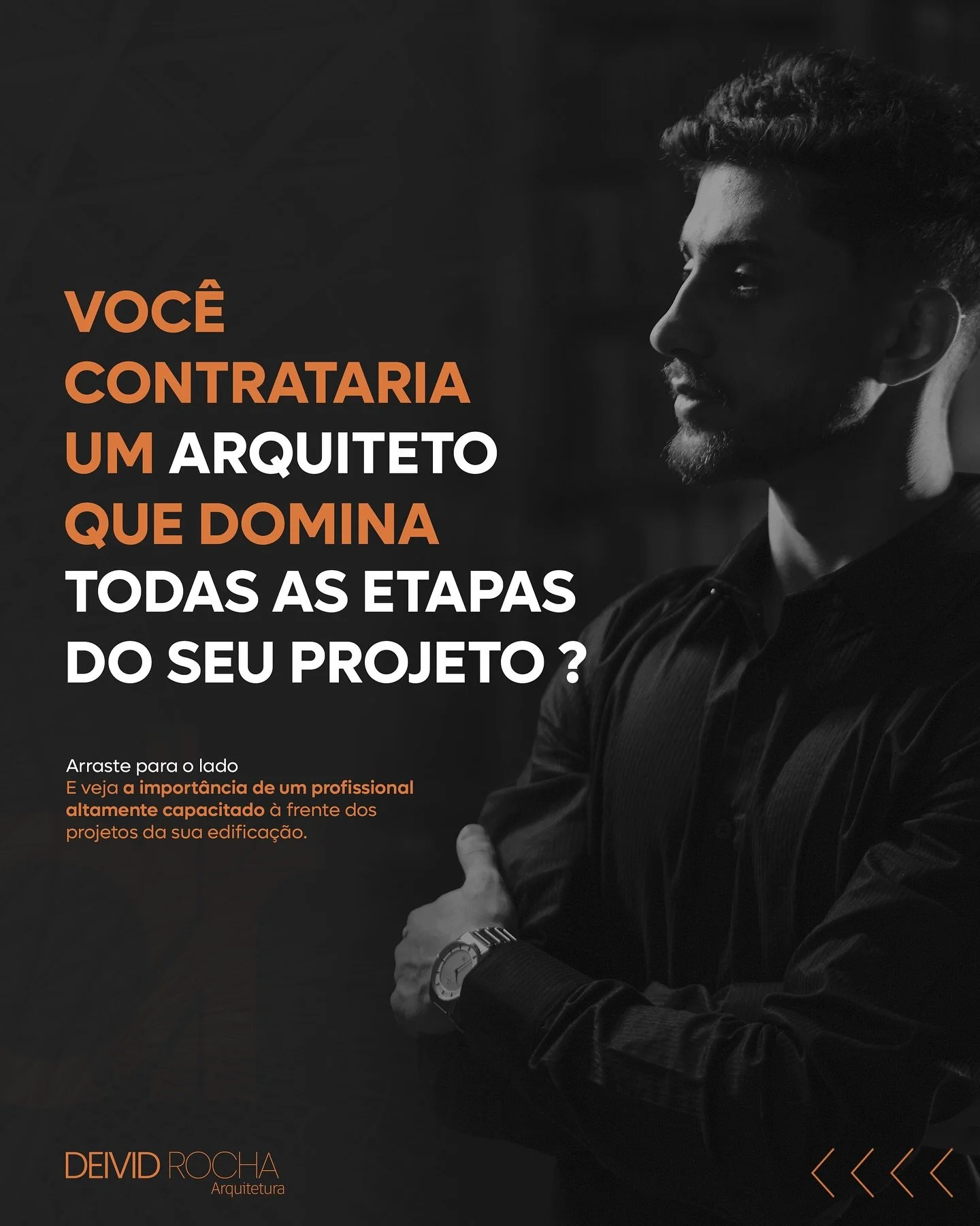 Voc&ecirc; sabia que um arquiteto especializado faz toda diferen&ccedil;a no resultado da sua obra?

Cada detalhe t&eacute;cnico impacta diretamente em seguran&ccedil;a, conforto e economia &mdash; e &eacute; por isso que busco constante atualiza&cce