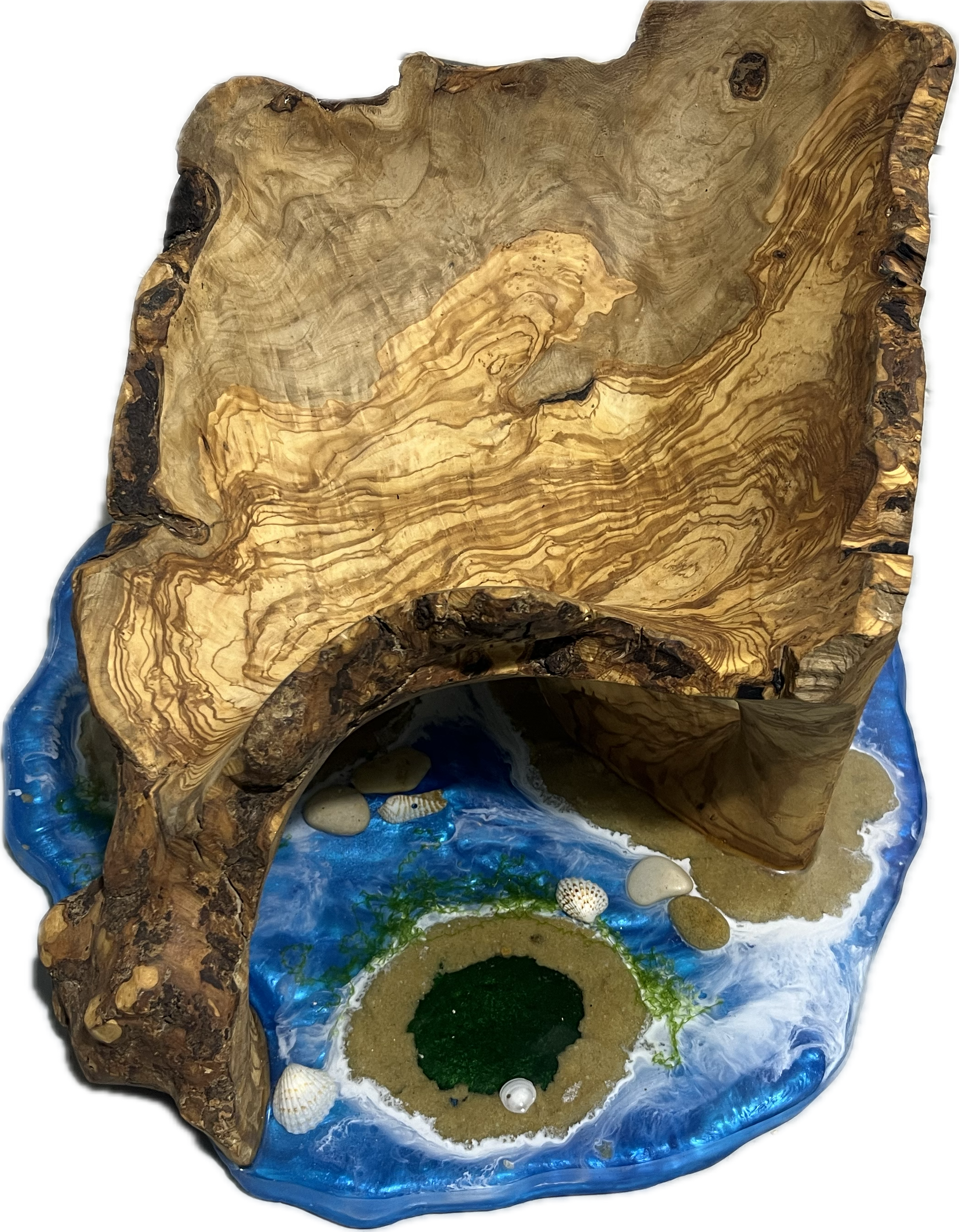 Lampe de bureau rétro blanche sur tabouret en bois