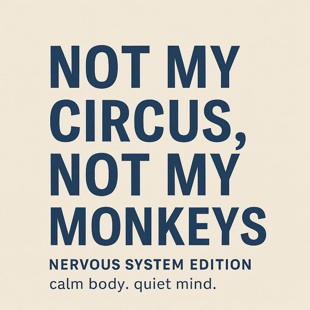 Rolling into the holidays remember that your nervous system does NOT need to manage:

✨ other people&rsquo;s moods
✨ other people&rsquo;s chaos
✨ other people&rsquo;s lack of boundaries
✨ other people&rsquo;s emergencies
✨ other people&rsquo;s &ldquo