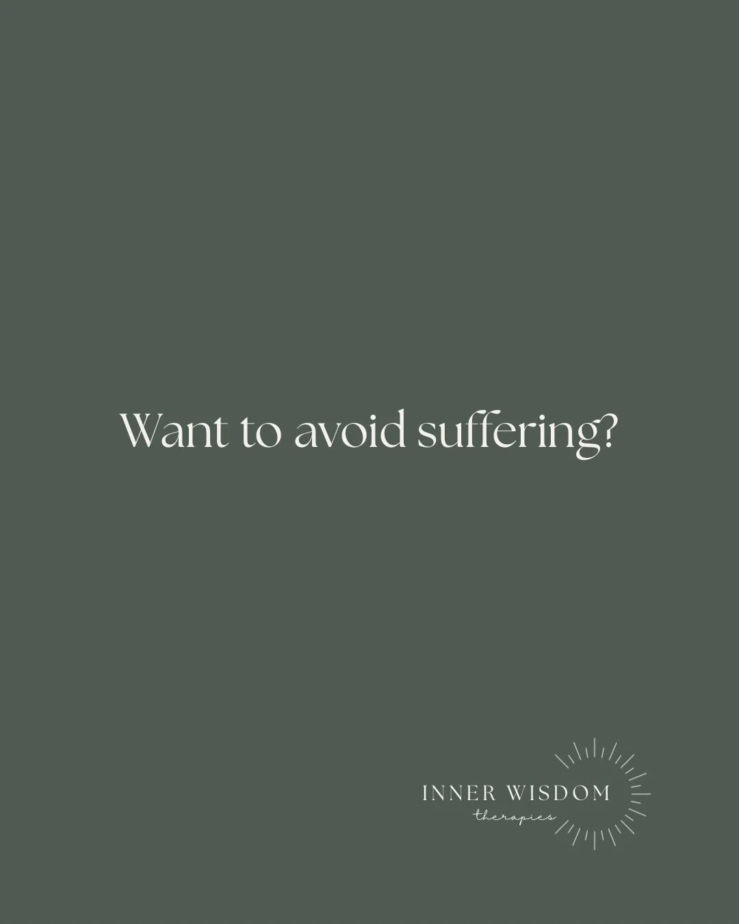 Choose your suffering.
Because avoiding it entirely?
Not an option. Sorry.

Would you rather:
✨ people-please, over-function, say yes when your body is screaming no&hellip;
&hellip;and end up resentful, exhausted, and quietly pissed at everyone?

OR
