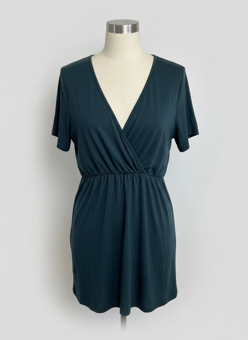 Wrap Style Dress - Sz L