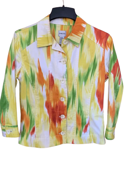 Chico's Multicolored Jacket - Sz 1