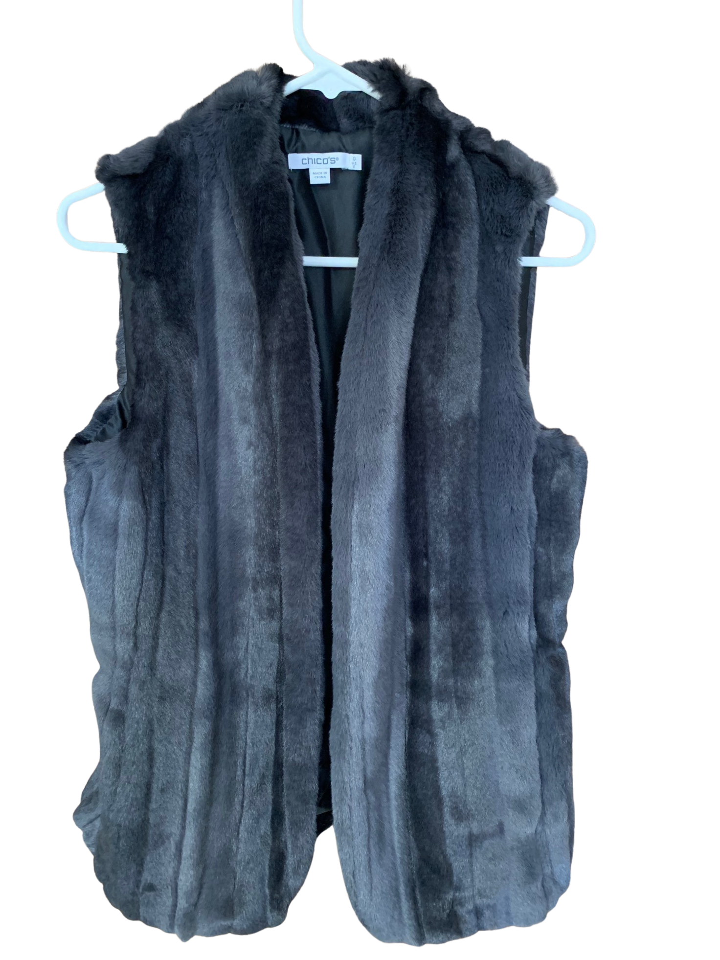 Faux Fur Vest - Sz S