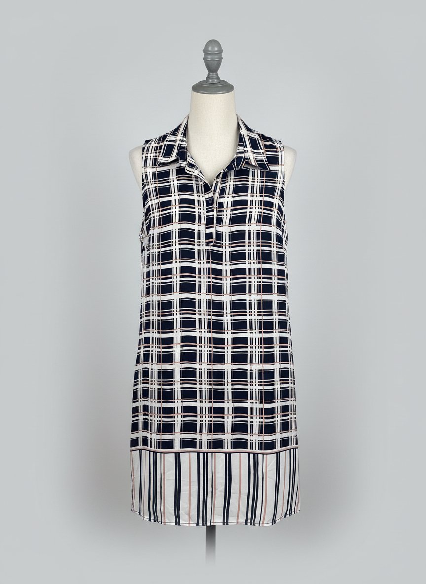 Cato Collared Shift Dress - Sz L