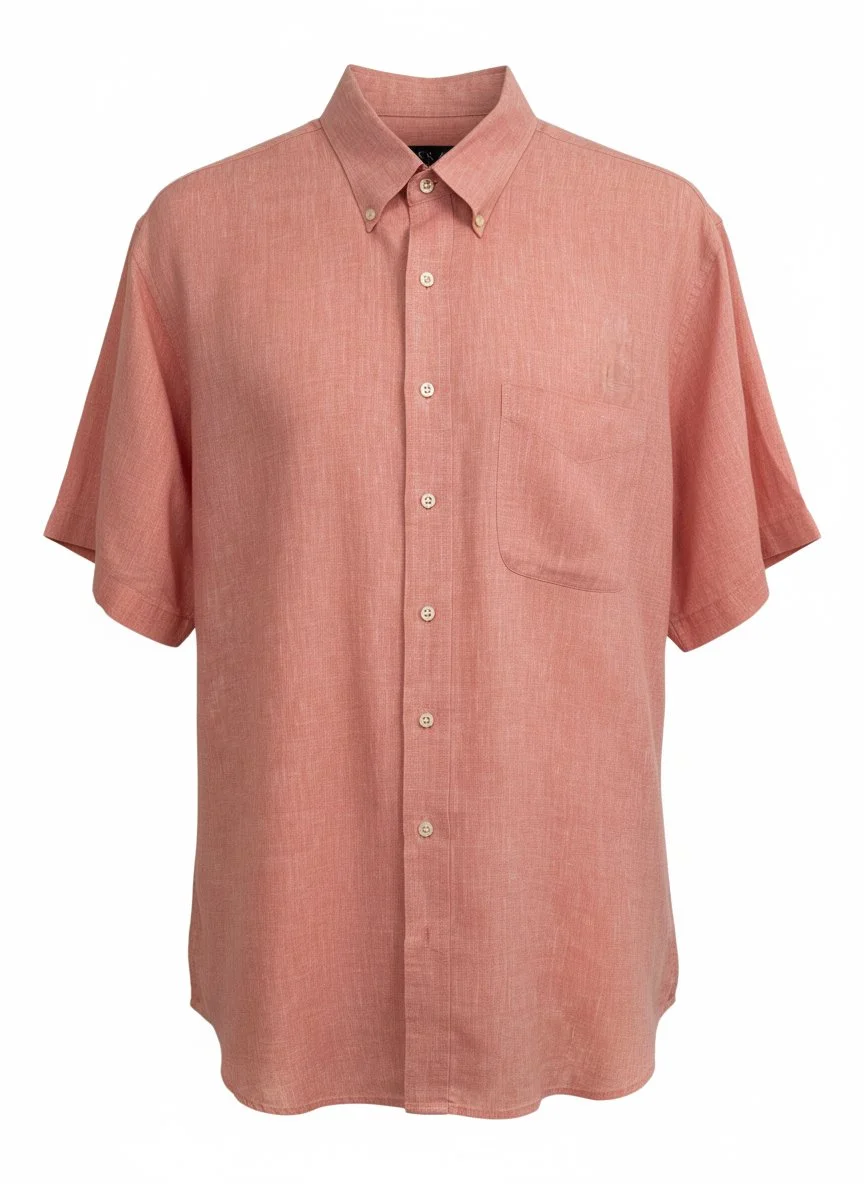 Jos. A. Bank 100% Linen Short-Sleeve Shirt - Sz XL