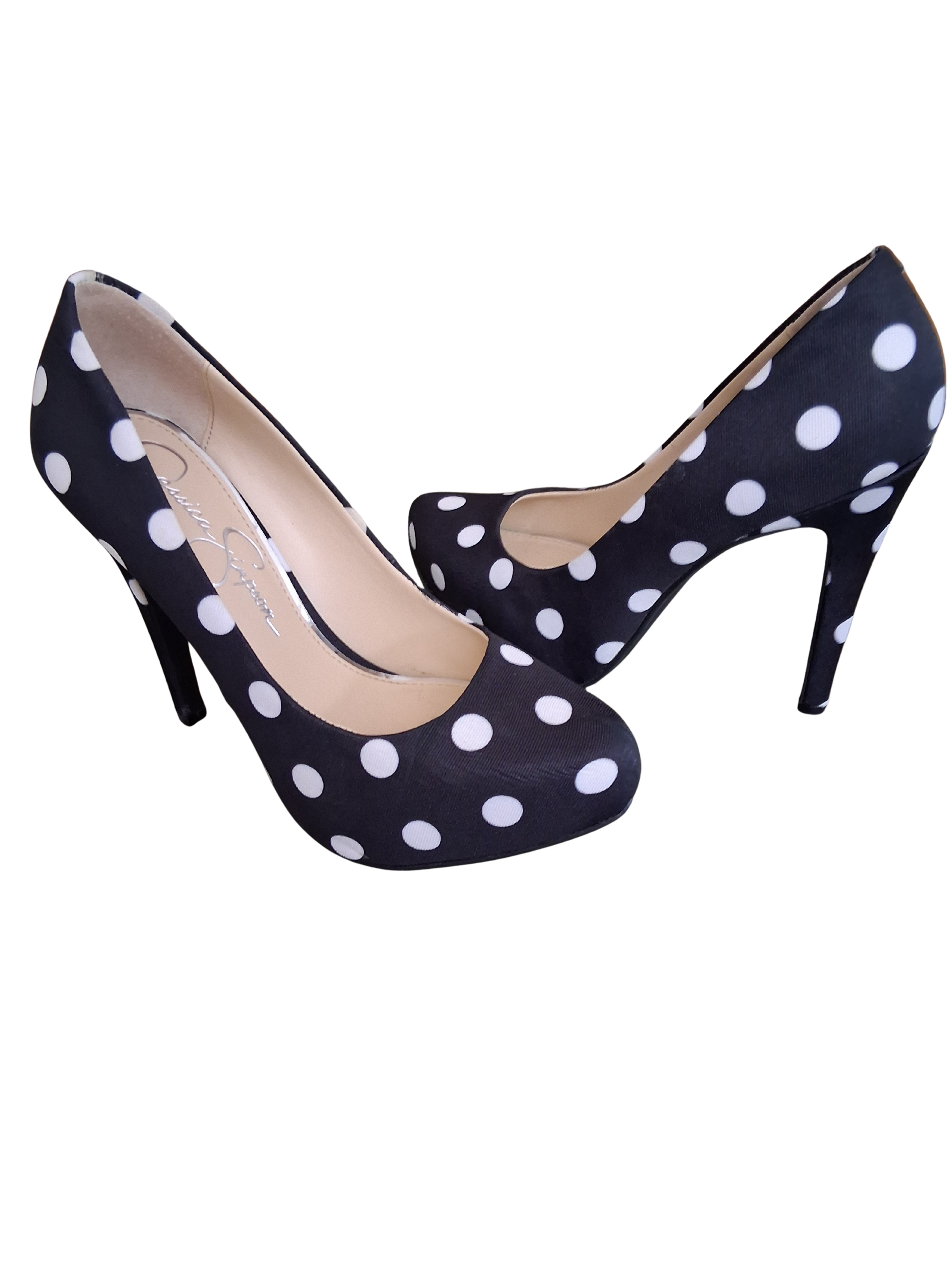 Jessica Simpson Polka Dot Stilletos - Sz 5M