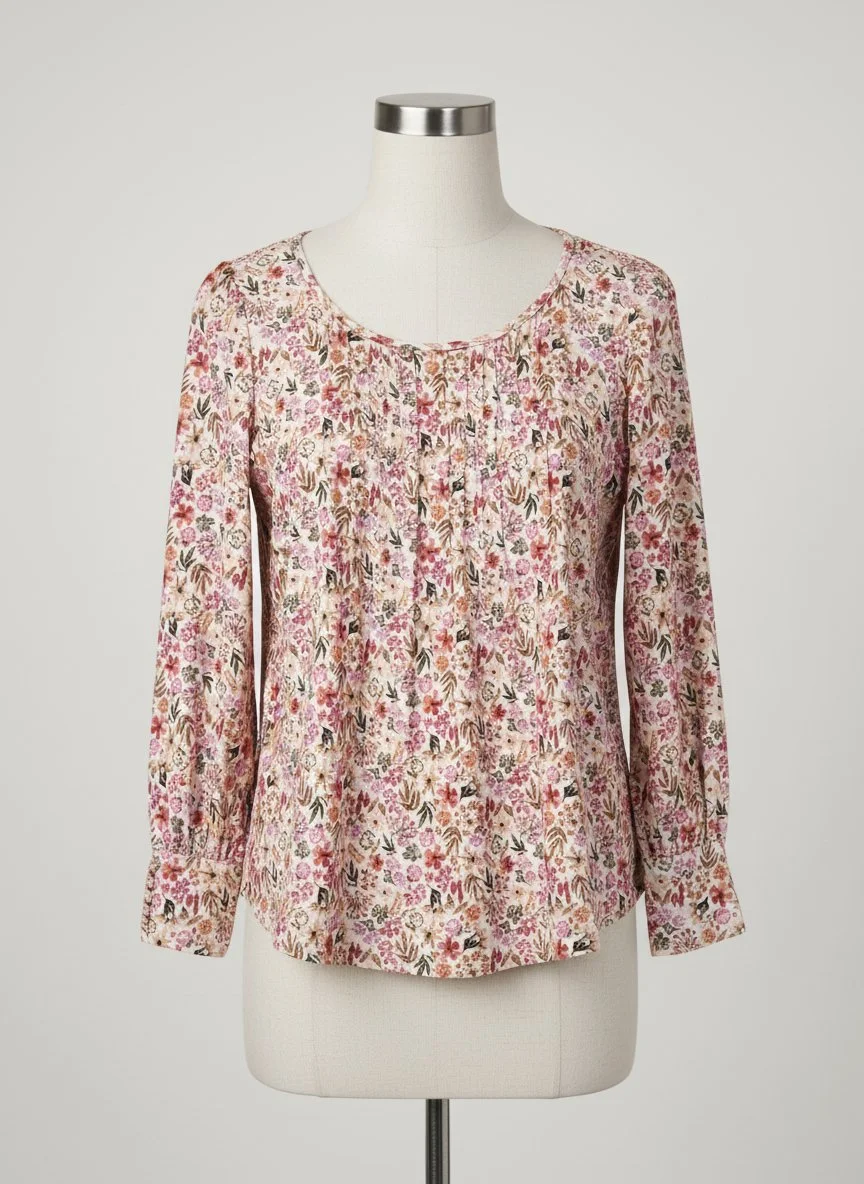 Floral Tunic Blouse - Sz M