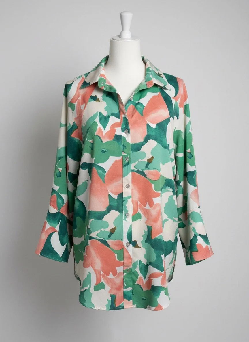 GiGio Modern Floral Blouse - Sz S