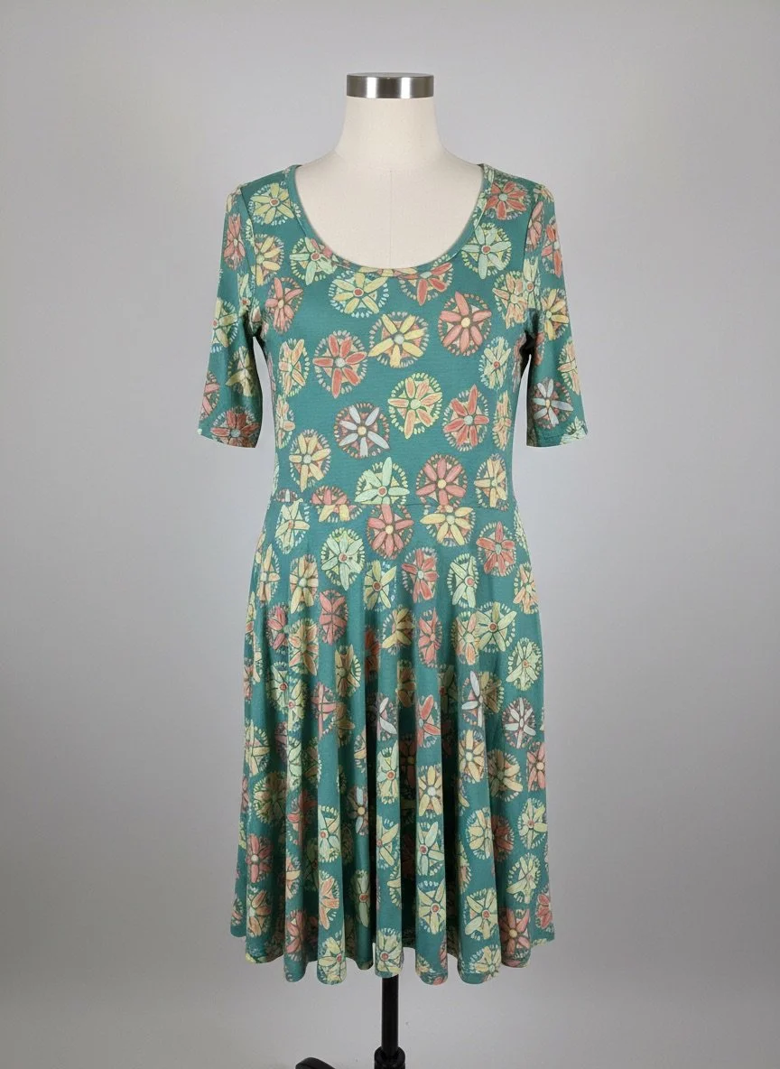 LuLaRoe Nicole Dress - Sz 2XL