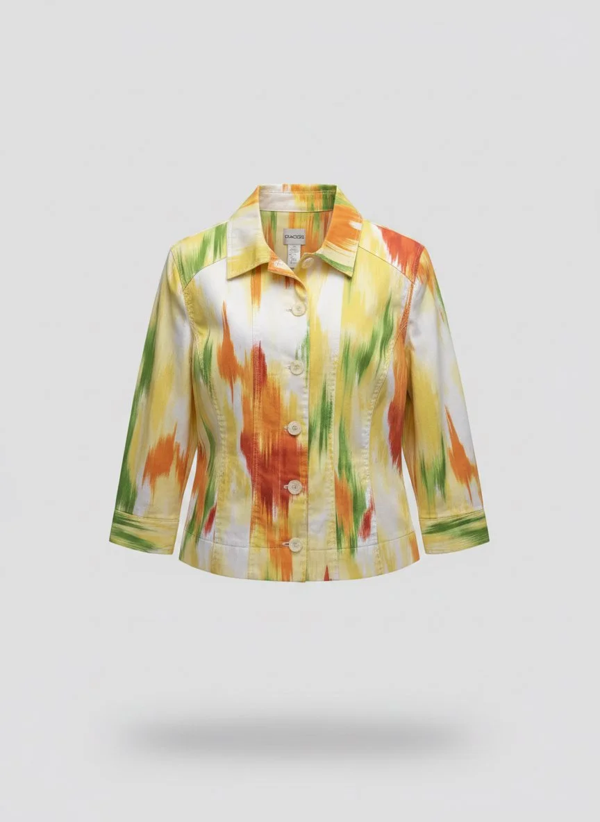 Chico's Multicolored Jacket - Sz 1